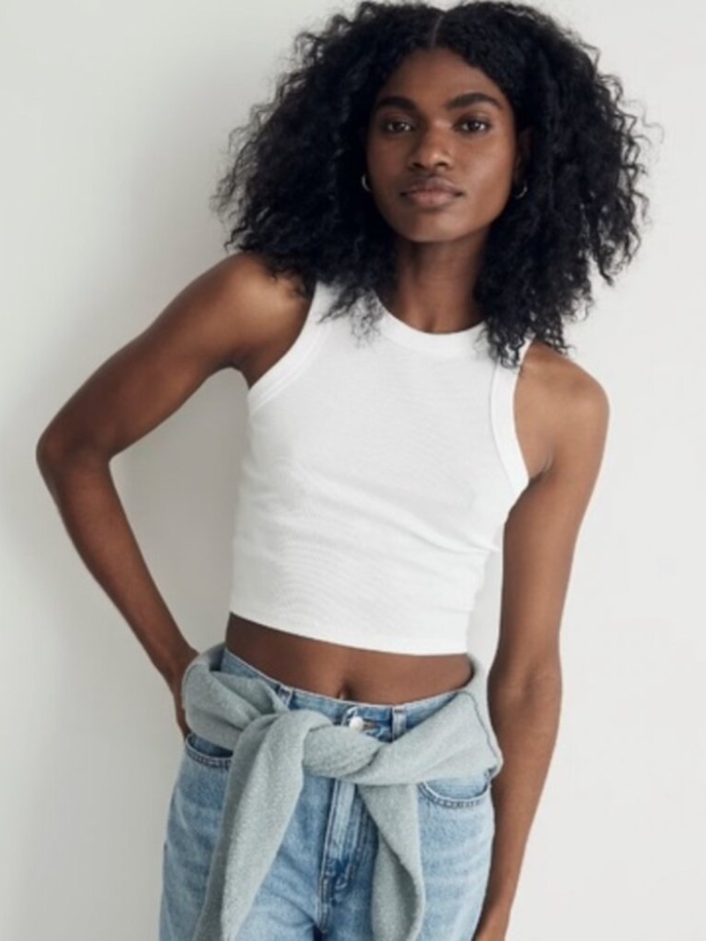 NWOT Madewell Brightside Crop Tank